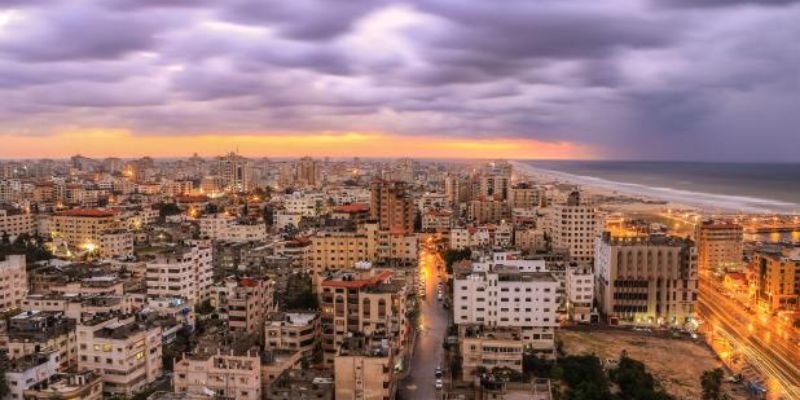 Egyptair Airlines Gaza Office in Palestine